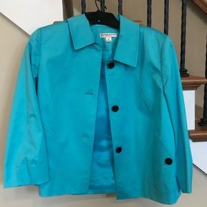 Never worn turquoise Pendleton blazer